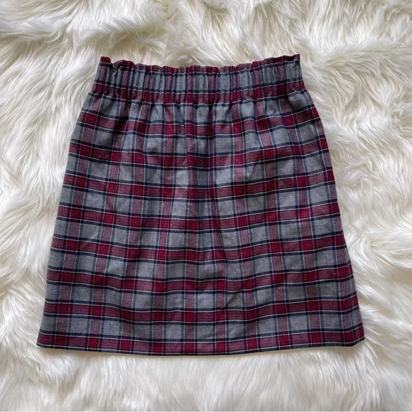 J.Crew Wool Blend Sidewalk Skirt in Plaid - Picture 5 of 5